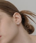 티오유(TOU) [Silver925] WE019 Crystal pearl earring