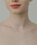 티오유(TOU) [Silver925] WE010 Silver ball layered necklace