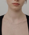티오유(TOU) [Silver925] WE009 Textured link chain necklace