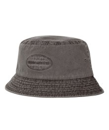 Overdyed E/T-Logo Bucket Hat Charcoal