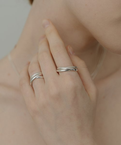 MUSINSA | TOU [Silver925] WE001 Silver triple ring