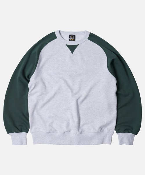 Forest Green Raglan 프리즘웍스(FRIZMWORKS) ROUNDED RAGLAN SWEATSHIRT _ FOREST GREEN - 사이즈 & 후기 | 무신사