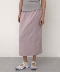 38컴온커먼(38COMEONCOMMON) Nylon Banding Skirt (Dusty Pink)