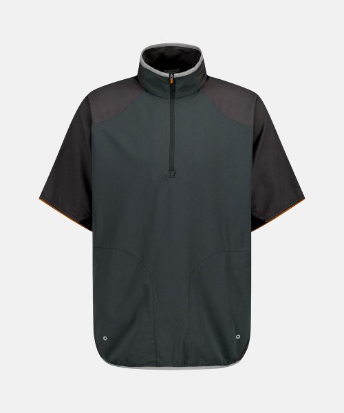 Pace-up S/S Half Zip Pullover Dark Green