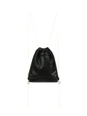 필인더블랭크(FILLINTHEBLANK) Crinkle Gym Bag (S)(black)