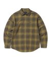 Flannel Check Shirt Olive