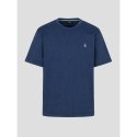 빈폴 멘(BEANPOLE MEN) [Essential] 남녀공용 수피마 코튼 라운드넥 티셔츠  네이비 (BC4242E02R)