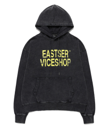 Vice Shop Dyed Hoodie - Washed Charcoal