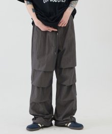 Vintage Parachute Pants - Grey