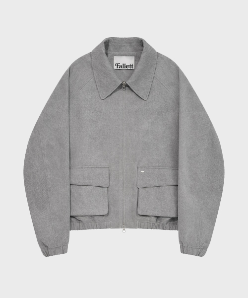 Пигментный оверсайз блузон Grey