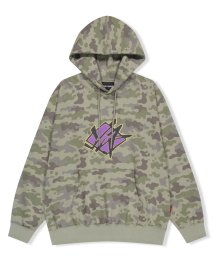 Y.E.S Camo Sign Hoodie Khaki