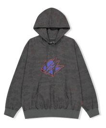 Y.E.S Camo Sign Hoodie Charcoal