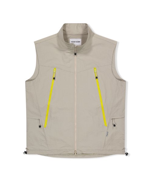 Ranger Zip Vest Beige