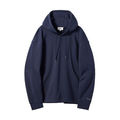 ORGANIC TERRY HOODIE - NAVY (P241UHD406)