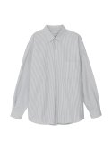 소신(SOCIN) Oxford Stripe Shirt (Gray)