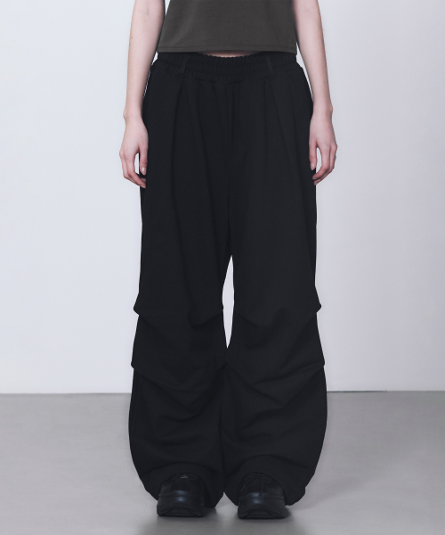 【TREEMINGBIRD】韓国人気★Rivet Sweat Set-up Pants 트리밍버드(TREEMINGBIRD) RENEWAL) Rivet Sweat Set-up Pants