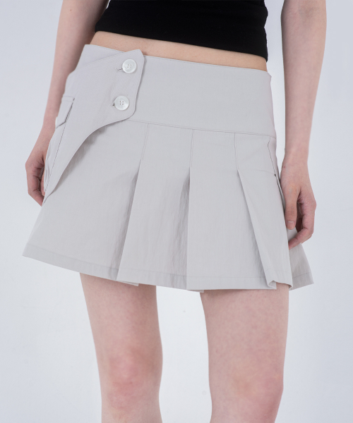 미세키서울(MISEKI SEOUL) Waist pocket bag mini skirt LIGHT