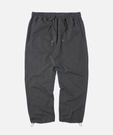 PIGMENT TERRY TRACK PANTS _ CHARCOAL