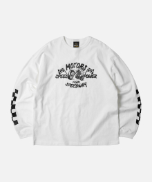 MOTORS SPEEDWAY LONG SLEEVE TEE _ WHITE