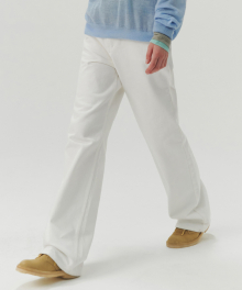Relaxed Fit Denim - Off White