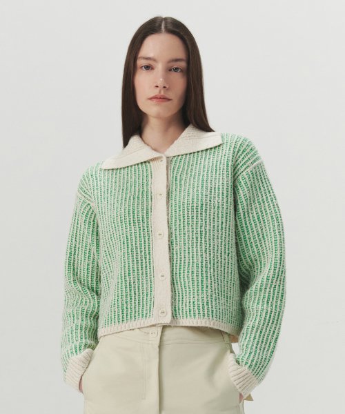 Grass green cardigan best sale