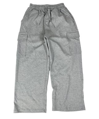 MUSINSA  CLACO Side line wide balloon sweatpants (gray)