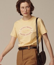 세러데이 모닝 로고 티셔츠 (vintage yellow)