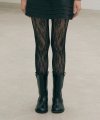 ROSE LACE TIGHTS BLACK