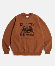 Army SC Heavyweight Sweatshirt Burnt Orange
