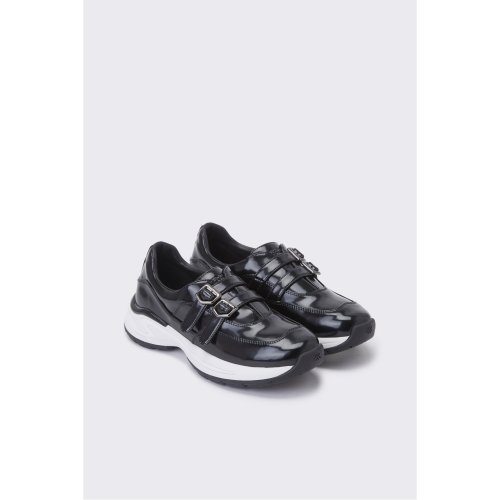 슈콤마보니(SUECOMMA BONNIE) Polygon sneakers(black)_