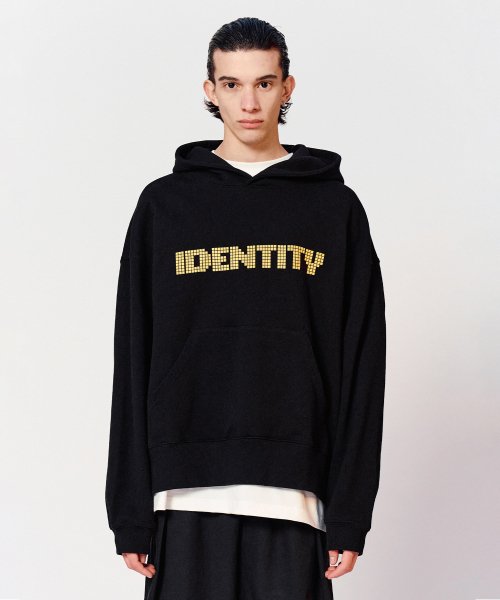 IDENTITY BLOCK HOODIE Black