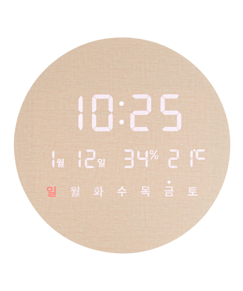 오아(OA) 모던 LED 디지털 벽시계 - 후기 | 무신사