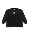 WHITE LABEL BALL ETC WASHED LS TEE BLACK (WIDE)