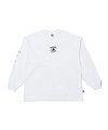 WHITE LABEL BALL ETC WASHED LS TEE WHITE (WIDE)