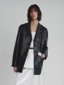 루에브르(LOEUVRE) Classic Faux Leather Jacket SL4SJ616-10