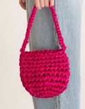 제이마크뉴욕(JMARKNEWYORK) Mini knit bag – Hot Pink