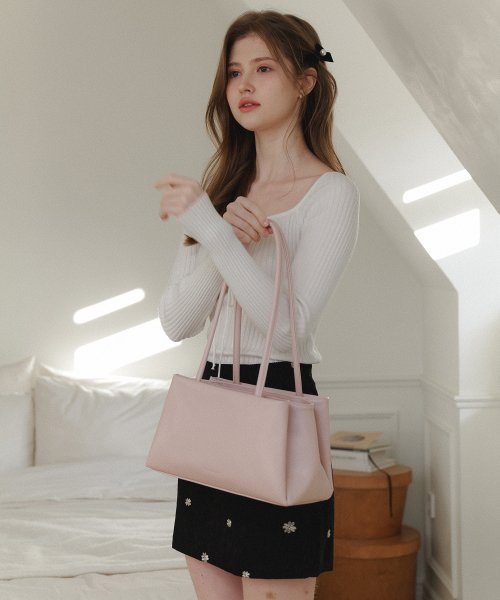◆OVHEE◆ Rian Shoulder Bag_Cream Pink 720075755_1.jpg