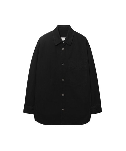 Джинсовка оверсайз с вареным эффектом [Charcoal Grey]