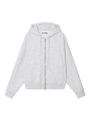 JORDAN ZIP-UP HOODIE (MELANGE GRAY)