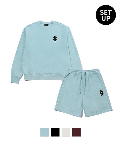 MUSINSA | BEENTRILL Classic Hashtag Man-to-Man Setup