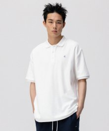 [24SS clove] Soft Terry Polo Shirt_Men (White)