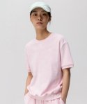 클로브(CLOVE) [24SS clove] Soft Terry T-Shirt (Pink)