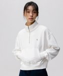 클로브(CLOVE) [24SS clove] Comfy Half-zip Sweatshirt (White)