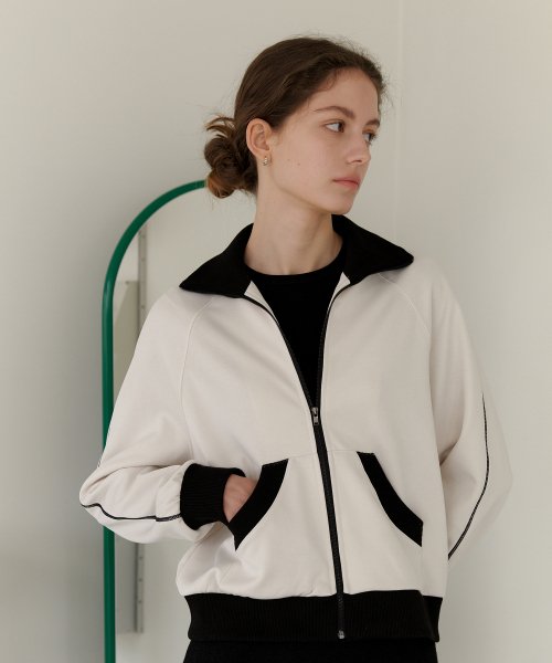 YUPPE COLOR ZIP-UP_ - Кремовый