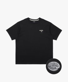몬텔로 라운드 티셔츠 BLACK