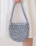 제이마크뉴욕(JMARKNEWYORK) Mini knit bag – Silver