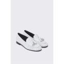 슈콤마보니(SUECOMMA BONNIE) Tassel loafer flat(white)_DG1DS24016WHT