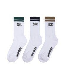 Embroidery Sports Socks Mix [3pack]