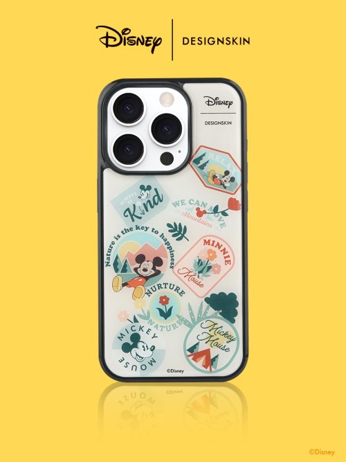디자인스킨(DESIGNSKIN) [디즈니] 에폭시 그래픽 케이스-미키 마우스 인 네이처 - 후기 | 무신사