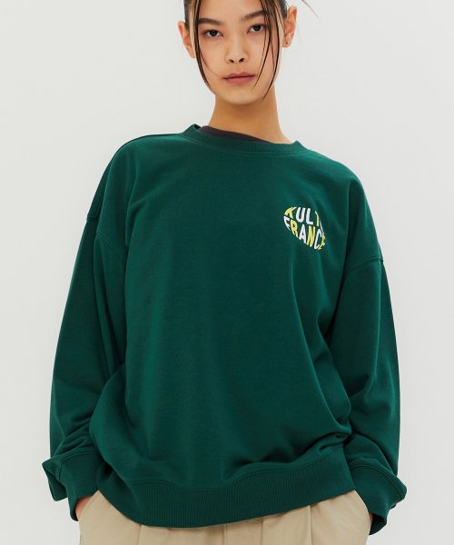 WAVE LOGO CREWNECK - Зелёный